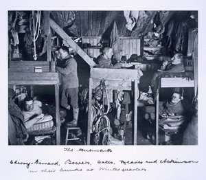 「スコットの最後の遠征」からの連帯、冬の四分の一 作： Herbert Ponting